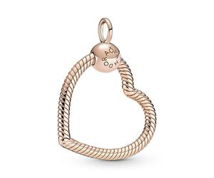 Pandora Icons Heart 14k rose gold-plated O pendant