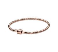 Pandora Icons Snake chain 14k rose gold-plated bracelet, 21