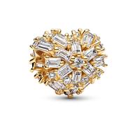 Pandora Jewelry Charm Gold Colored Sparkling Heart 764240C01
