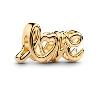 Pandora Jewelry Charm Handwritten Love Gold Colored 763055C00
