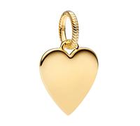 Pandora Jewelry Charm Pendant Engravable Heart 368914C00, Gold