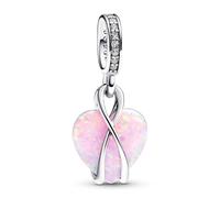 Pandora Jewelry Charm Pendant Mum Opalescent Heart 793202C01