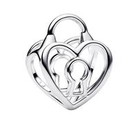 Pandora Jewelry Charm Silver Open Worked Heart Lock 794358C00
