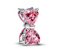 Pandora Jewelry Charm Silver Pink Bow 794253C01