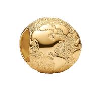 Pandora Jewelry Charm Structured Globe Mini Gold Colored 764529C00