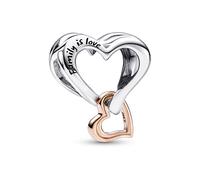 Pandora Jewelry Charm Two-Tone Infinity Heart 782642C00