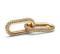 Pandora Jewelry Double Connection Element Gold Plated Pavé White 769660C01