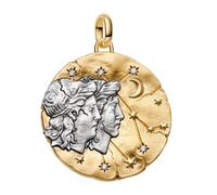 Pandora Jewelry Medallion Charm Pendant XL Zodiac Gemini 765002C01