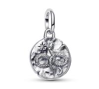 Pandora Jewelry Medallion Charm Silver Infinity Snake 793976C01