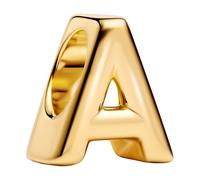 Pandora Jewelry Mini-Charm Letter A Gold-Colored 763947C00