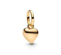 Pandora Jewelry Mini Pendant Heart Gold Colored 763691C00