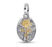 Pandora Jewelry Pendant Medallion Two-Tone Rose 764087C00