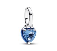 Pandora Jewelry Pendant Silver Blue Chakra Heart 793042C02