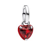 Pandora Jewelry Pendant Silver Red Chakra Heart 793042C05