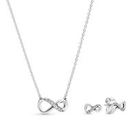 Pandora Jewelry Set Sterling Silver 925 68323, One size, Sterling Silver, Cubic Zirconia
