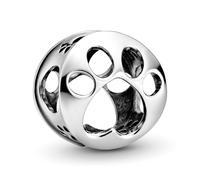 Pandora Jewelry Silver Bead Charm Paw Print 798869C00