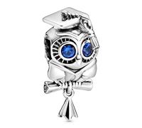 Pandora Jewelry Silver Bead Charm Wise Owl Graduation 798907C01