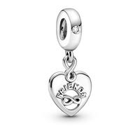 Pandora Jewelry Silver Charm Pendant Friends Forever Heart 799294C01
