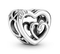 Pandora Jewelry Silver Charm Twisted Infinite Hearts 790800C00