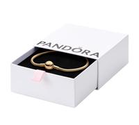 PANDORA Jewelry Smooth Moments Snake Chain Charm Bracelet