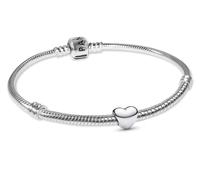 Pandora Jewelry Women's Bracelet Silver Starter Set With Mini Heart 21492