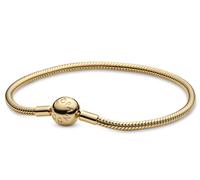 Pandora Jewelry Women's Charm Bracelet Snake Gold Color 568748C00
