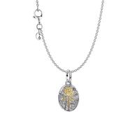 Pandora Jewelry Women's Necklace Silver Gift Set Two-Tone Rose 21017