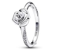 Pandora Jewelry Women's Ring Blooming Rose Silver 193215C01