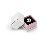 PANDORA July Birthstone Eternity Circle Charm - Bracelet Charm Moments Bracelets - Gift for Her - Sterling Silver with True Red Crystal - With Gift Box