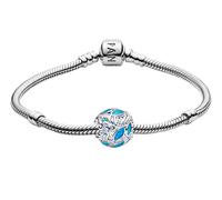 Pandora Ladies Bracelet Silver Starter Set Floating Fish Bundle 31016