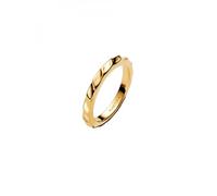 Pandora Ladies Gold Wave Ring 163885C00, 54/17.2, Sterling Silver, No Gemstone, 54/17,2, Sterling Silver, No Gemstone