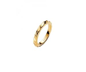 Pandora Ladies Gold Wave Ring 163885C00, 54/17.2, Sterling Silver, No Gemstone, 54/17,2, Sterling Silver, No Gemstone