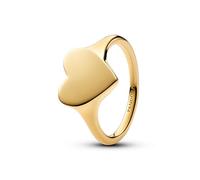 Pandora Gold Engravable Heart Ring - 54