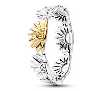 Pandora Sunflower Two-Tone Band Ring - 50