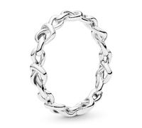 Pandora Rings Knotted Hearts Sterling Silver Ring 198018