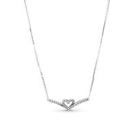 Pandora Ladies Sterling Silver Other Form Cubic Zirconia Necklace - 399273C01-45