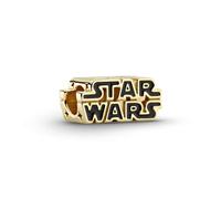 Pandora Logo Shine Star Wars 3D Charm 769247C01 Unisex, 13.7 mm, Sterling Silver, Zircon