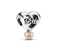 Pandora Love You Sister Heart Charm 782244C00