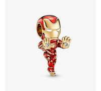 PANDORA Marvel 14ct Gold Plated The Avengers Iron Man Charm 760268C01