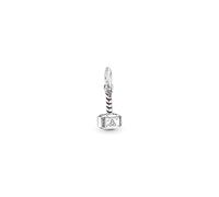 Pandora Marvel Thors Hammer sterling silver dangle with brown enamel