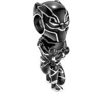 Pandora Marvel Black Panther sterling silver charm with black enamel