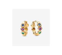 PANDORA Marvel The Avengers Infinity Stones Hoop Earrings 262567C01