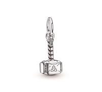Pandora Marvel Thors Hammer sterling silver dangle with brown enamel
