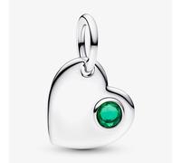 PANDORA May Birthstone Heart Dangle Charm 794295C05