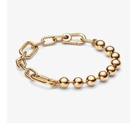 PANDORA ME 14ct Gold Plated Bead Link Chain Bracelet 562793C00-5