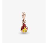 PANDORA ME 14ct Rose Gold Plated Burning Flame Dangle Charm 789690C01