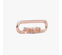 PANDORA ME 14ct Rose Gold Plated Styling Peace Link Connector 789698C00