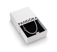 PANDORA ME 14K Gold-Plated Slim Link Necklace, Pearl, 45cm, No Box