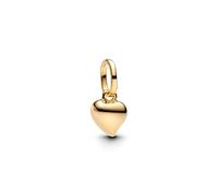 PANDORA ME 763691C00 Heart Mini Charm Pendant Sterling Silver with Gold-Plated Alloy Compatible Moments and ME Bracelets