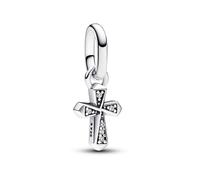 Pandora ME 925 Silver Sparkling Cross Mini Dangle Charm 793044C01